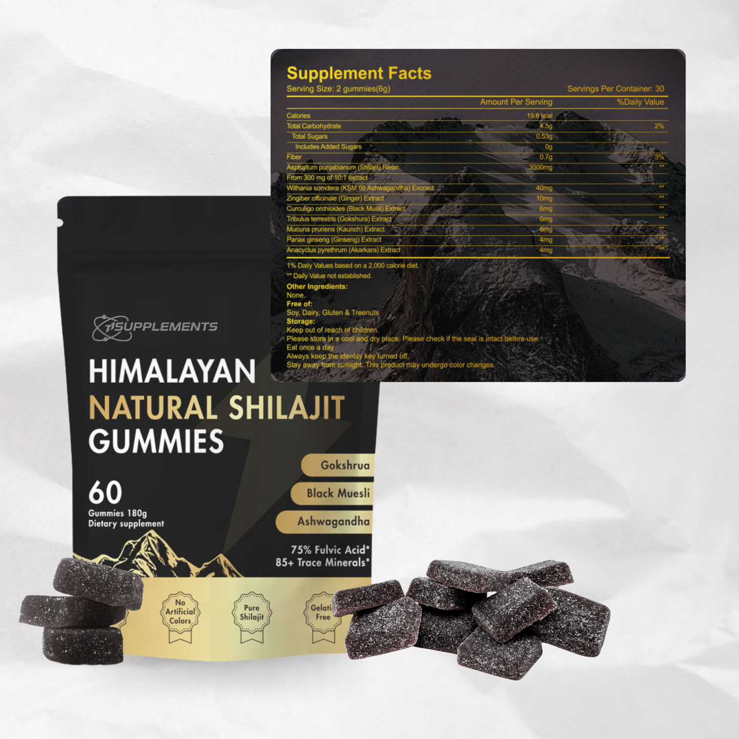 Gomitas Shilajit Premium del Himalaya