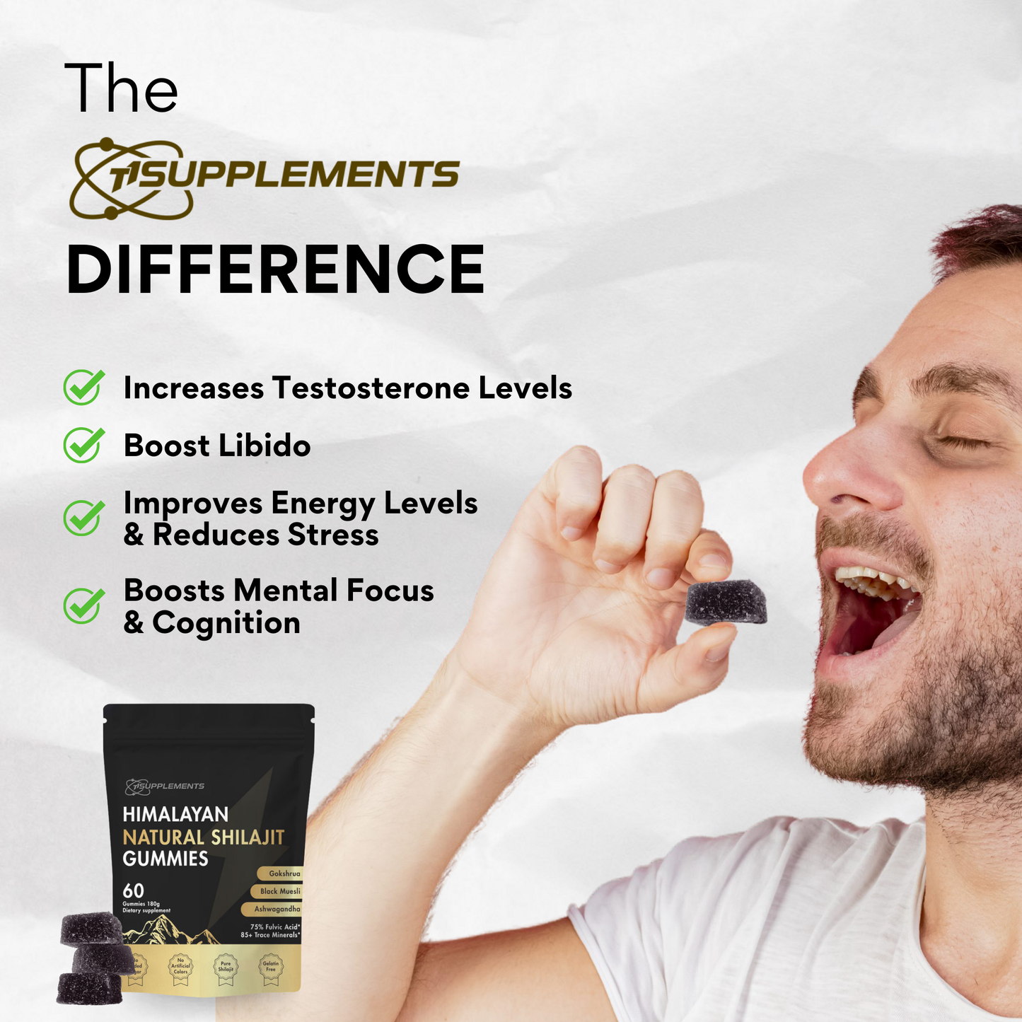 Gomitas Shilajit Premium del Himalaya